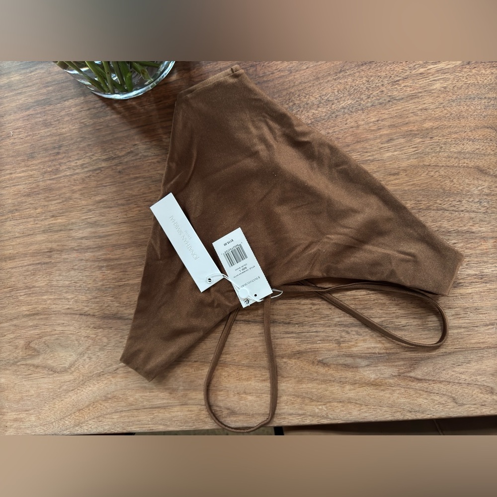 Simkha bathing suit (brown) 

Top originally $185, 
Bottoms originally $115, - Picture 4 of 6